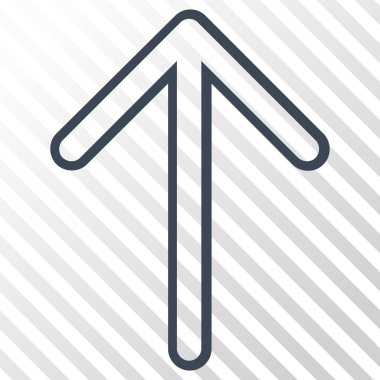 Yukarı Oklu Vektör Simgesi