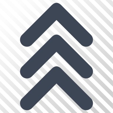 Vektör simge yukarı çift ok ucu