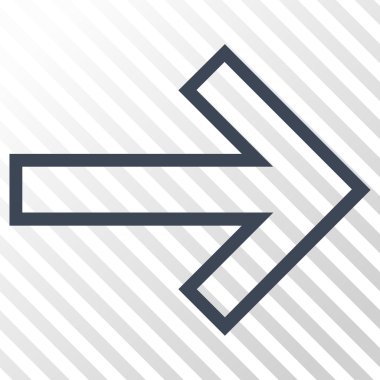 ok sağ vektör simgesi