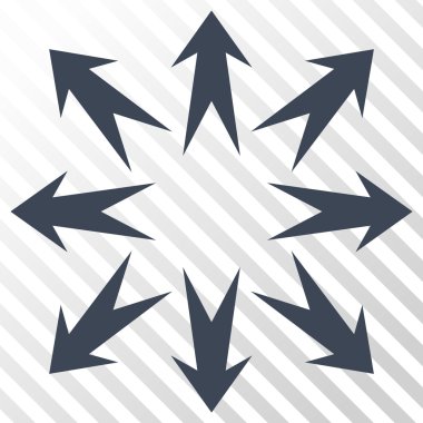 Oklar vektör simgesini genişletin