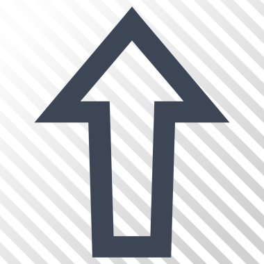 Yukarı Oklu Vektör Simgesi