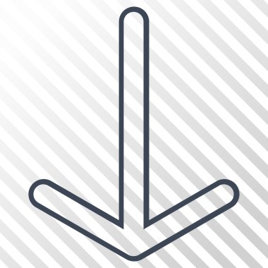 ok aşağı vektör simgesi