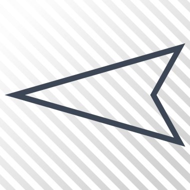 İşaretçi sol vektör simgesi