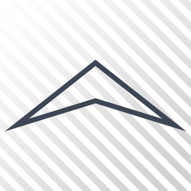 Vektör simge yukarı ok ucu