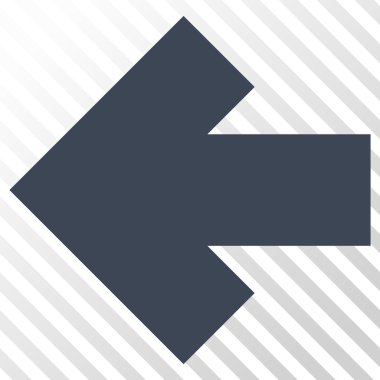 Ok sol vektör simgesi