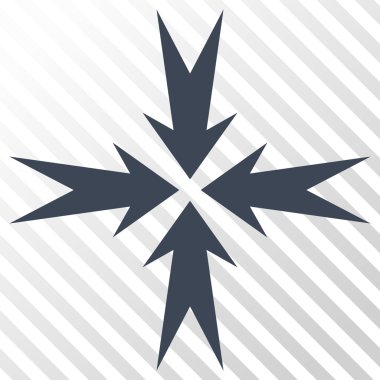 Sıkıştırma OK vektör simgesi