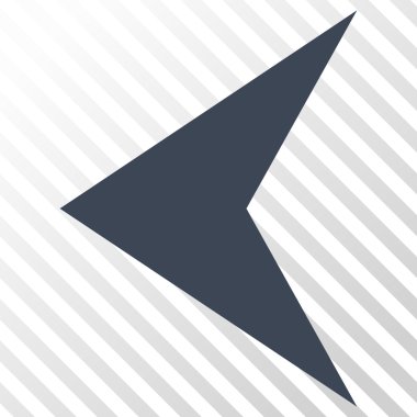 Ok ucu sol vektör simgesi