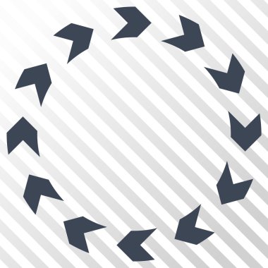 Dolaşım vektör simgesi