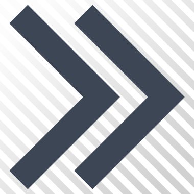 Üst karakter doğru vektör simgesi