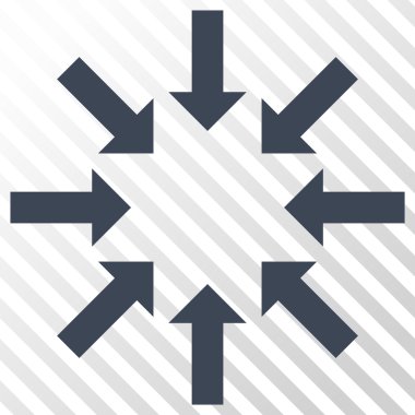 Daraltma okları vektör simgesi