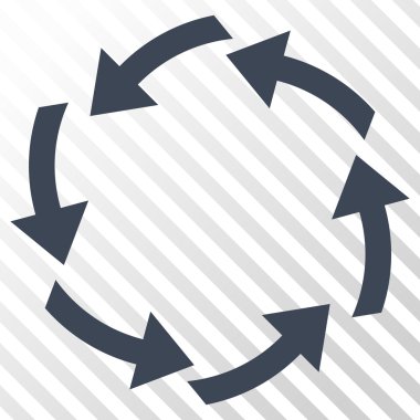 Dolaşım vektör simgesi