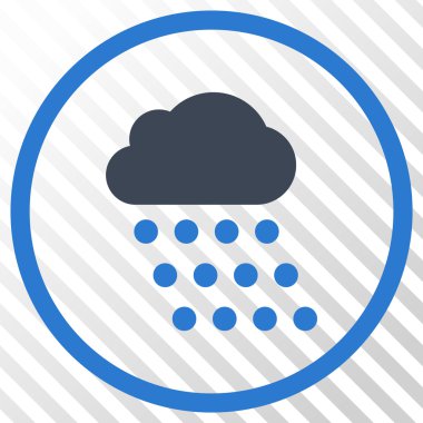 yağmur bulutu vektör simgesi