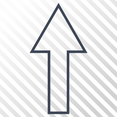 Yukarı Oklu Vektör Simgesi