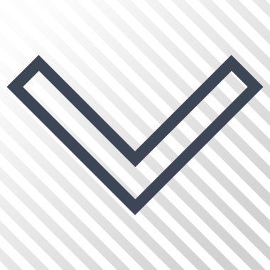 Vektör simgesi aşağı ok ucu