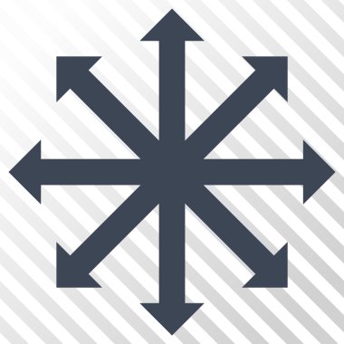 Oklar vektör simgesini genişletin