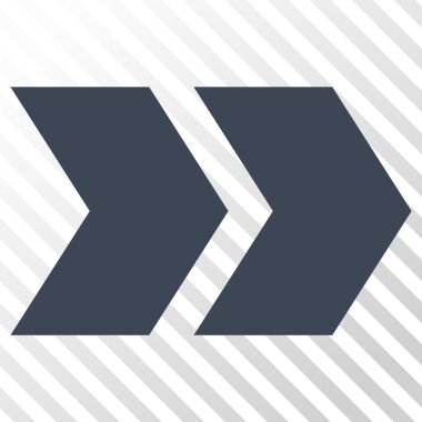 Üst karakter doğru vektör simgesi