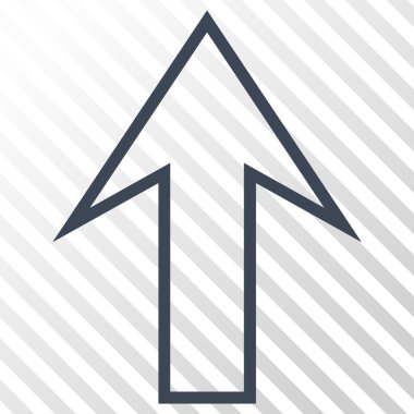 Yukarı Oklu Vektör Simgesi