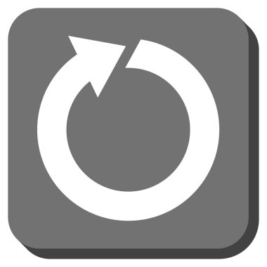 Yuvarlatılmış Kare vektör simge döndürmek