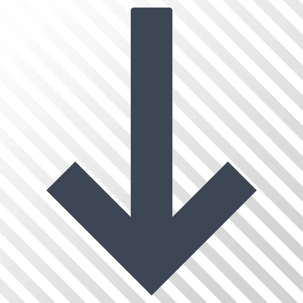 Dolů šipka vektorové ikony — Stockový vektor