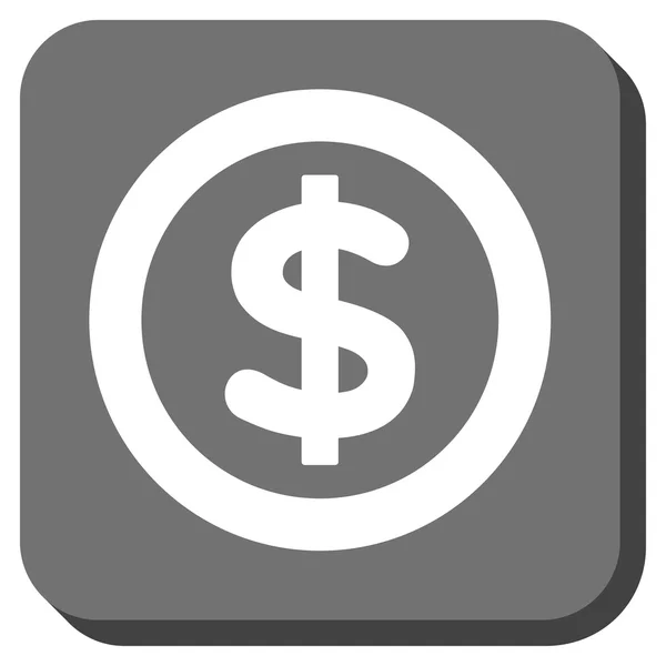Finanzas Redondeado Cuadrado Vector icono — Archivo Imágenes Vectoriales