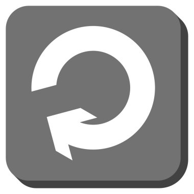 Yuvarlatılmış Kare vektör simge döndürmek