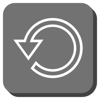 Yuvarlatılmış Kare vektör simge döndürmek