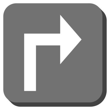 Doğru yuvarlatılmış kare vektör simge açmak