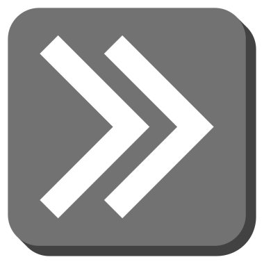 Şu yuvarlak üst karakter kare vektör simgesi