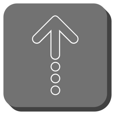 Yuvarlatılmış Kare vektör simge gönder