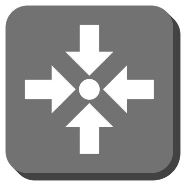 Oklar yuvarlatılmış kare vektör simge küçültmek