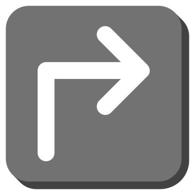 Doğru yuvarlatılmış kare vektör simge açmak