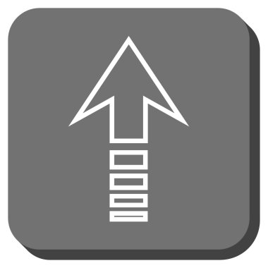 Yuvarlatılmış Kare vektör simge gönder