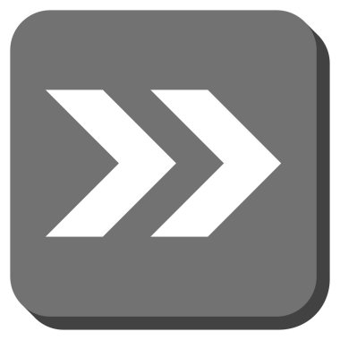 Şu yuvarlak üst karakter kare vektör simgesi