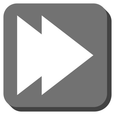 Kare vektör simgesi sağ yuvarlak taşı