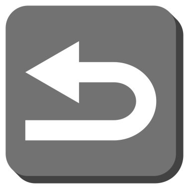 Sol yuvarlak kare vektör simge açmak