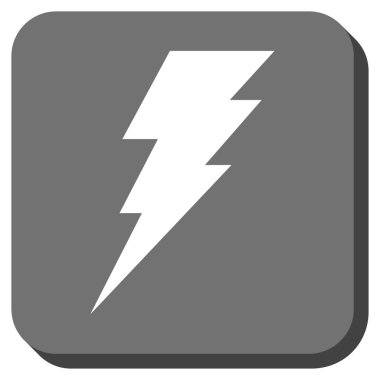 Yuvarlatılmış Kare vektör simge yürütmek