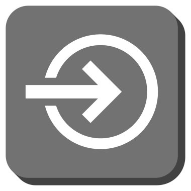 Alma yuvarlatılmış kare vektör simgesi