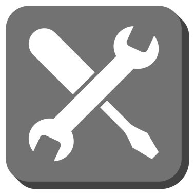 Yuvarlatılmış Kare vektör simge ayarlama