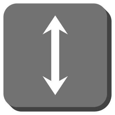 Dikey Çevir yuvarlatılmış kare vektör simgesi