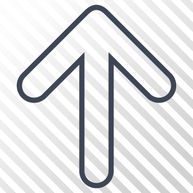 Vektör simge yukarı yönlü ok