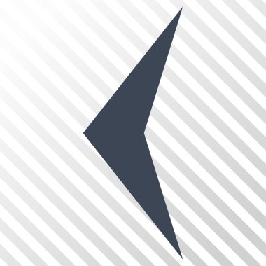 Ok ucu sol vektör simgesi