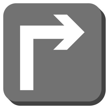 Doğru yuvarlatılmış kare vektör simge açmak