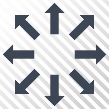 Oklar vektör simge patlayabilir