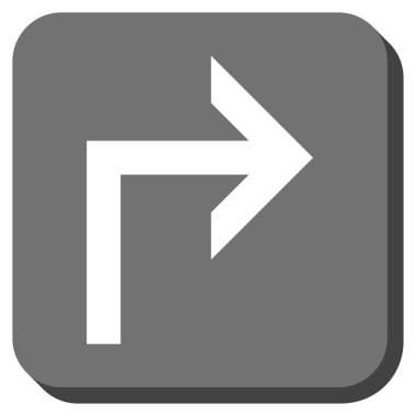 Doğru yuvarlatılmış kare vektör simge açmak