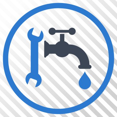 Sıhhi tesisat vektör simgesi