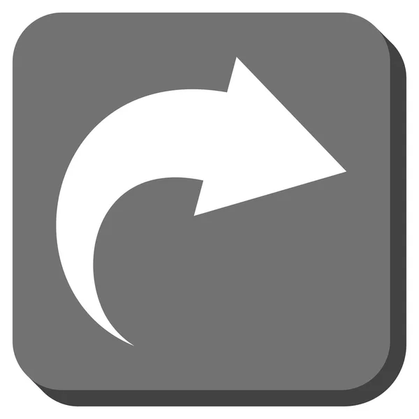 Rehacer Redondeado Cuadrado Vector icono — Vector de stock