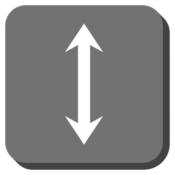 Vertical voltear redondeado cuadrado Vector icono — Archivo Imágenes Vectoriales