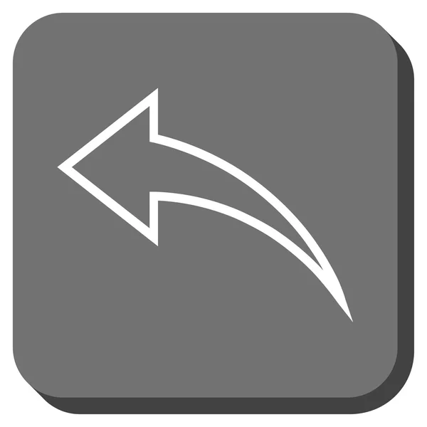 Undo Rounded Square Vector Icon — Stock Vector