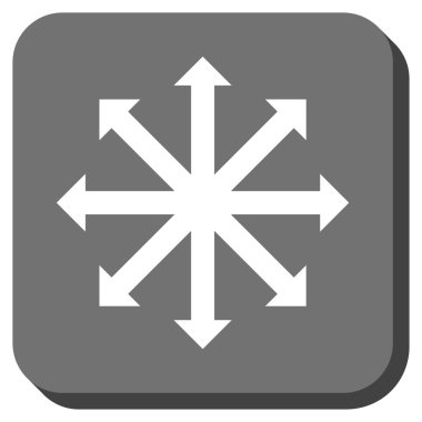 Oklar yuvarlatılmış kare vektör simgesini genişletin