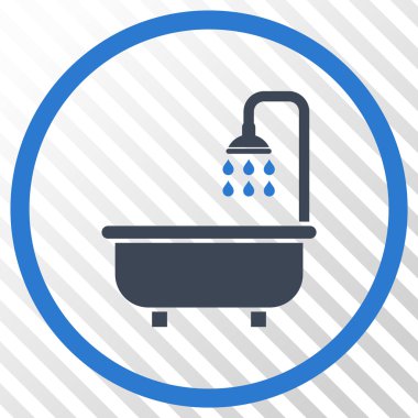 Duş Banyo vektör simgesi